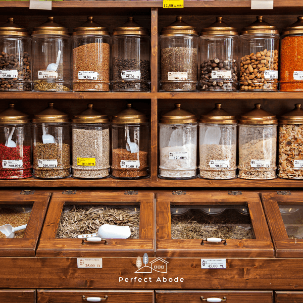 arranging and grouping spices