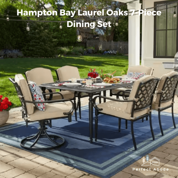1. Hampton Bay Laurel Oaks 7-Piece Dining Set