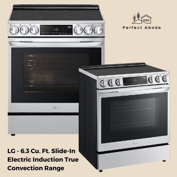 LG - 6.3 Cu. Ft. Slide-In Electric Induction True Convection Range
