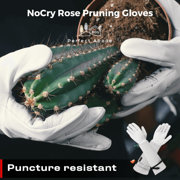 2. NoCry Rose Pruning Gloves
