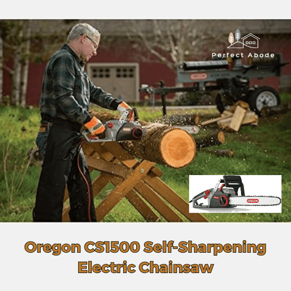 5. Oregon CS1500 Self-Sharpening Electric Chainsaw