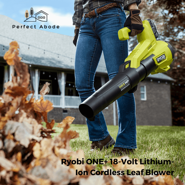 5. Ryobi ONE+ 18-Volt Lithium-Ion Cordless Leaf Blower