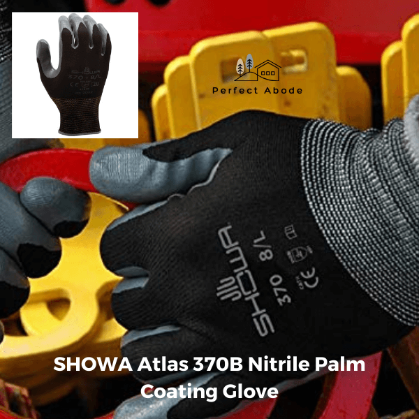 2. SHOWA Atlas 370B Nitrile Palm Coating Glove